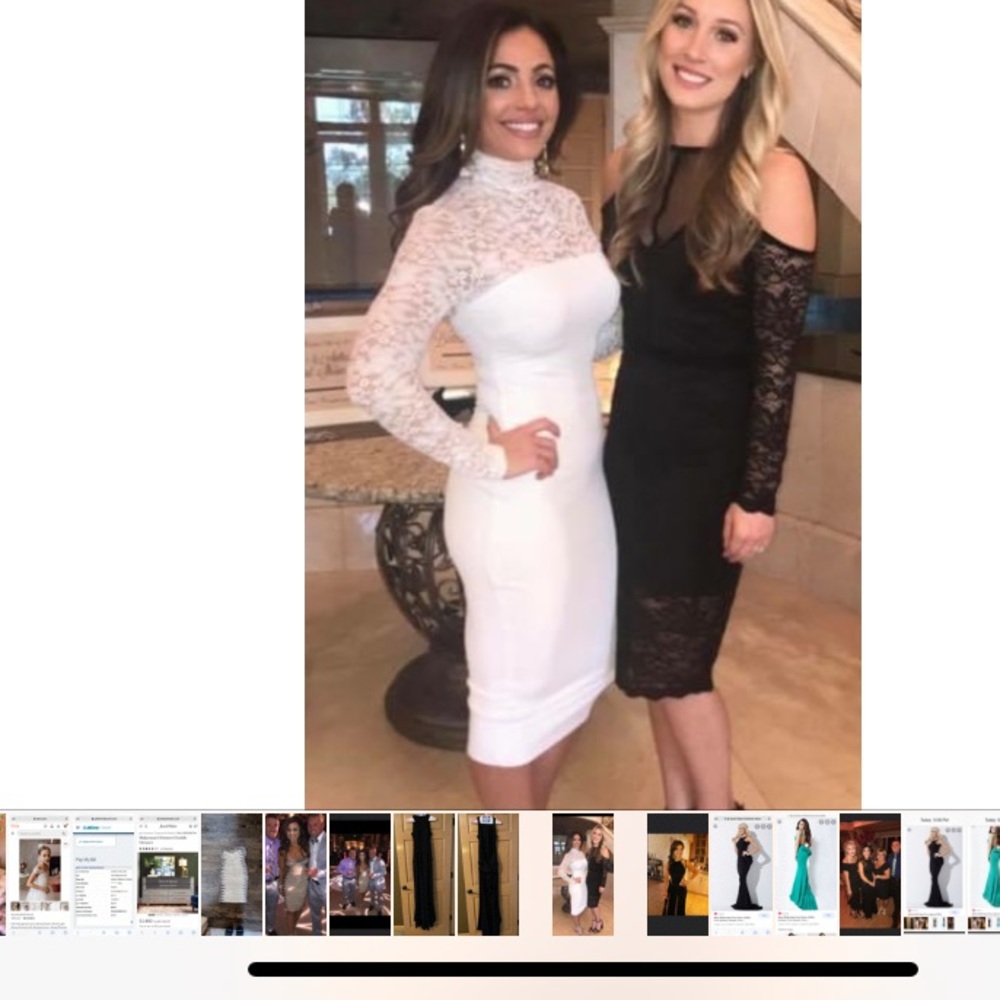 Nookie Long Sleeve Ivory Dress